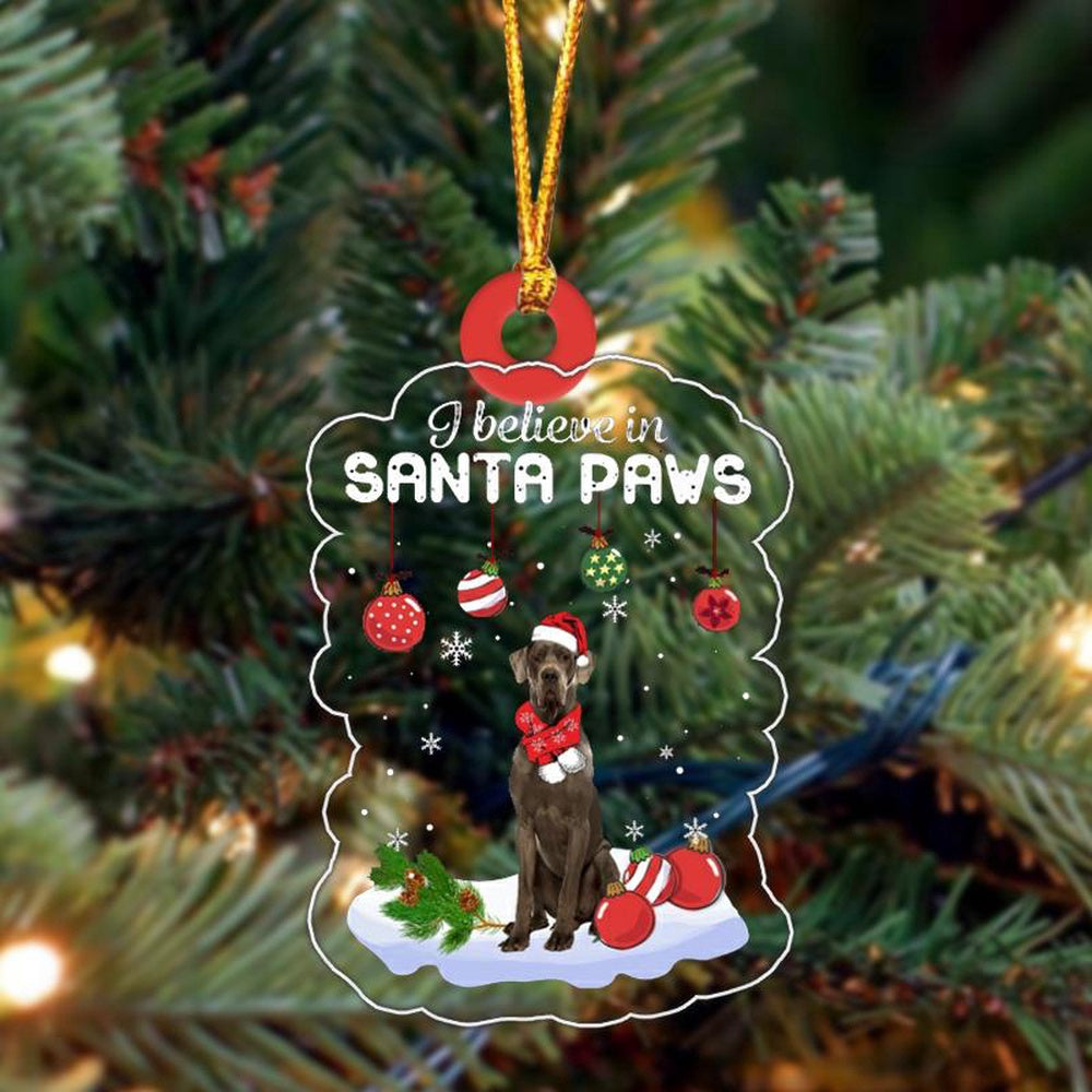 Dog Christmas Ornament, Great Dane 1 Christmas Ornament, Pet Christmas Ornaments