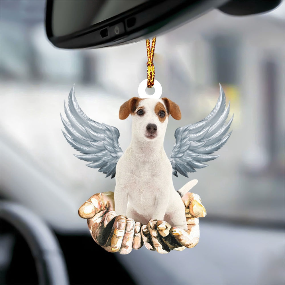 Dog Christmas Ornament, Jack Russell Terrier Angel Dog Memorial Ornament, Pet Christmas Ornaments