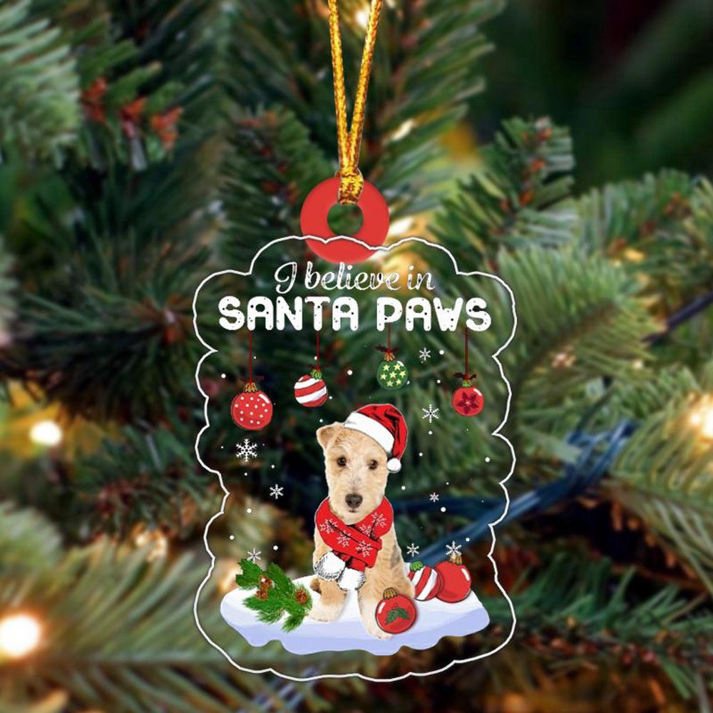 Dog Christmas Ornament, Lakeland Terrier Christmas Ornament, Pet Christmas Ornaments