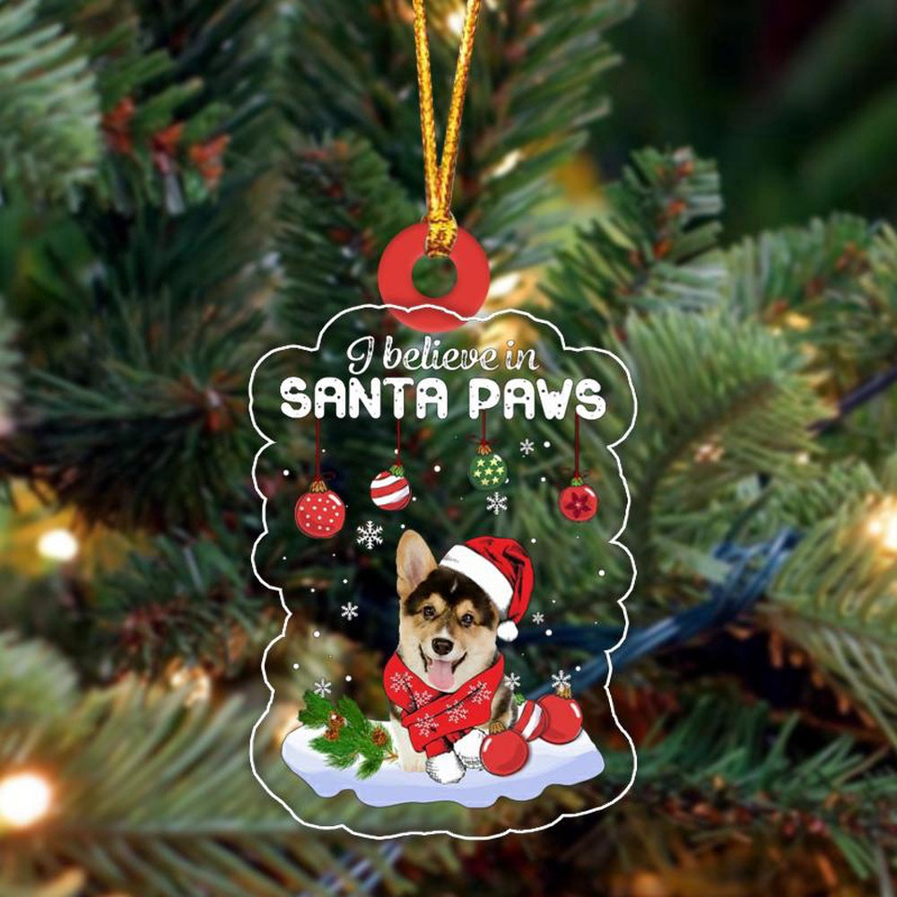 Dog Christmas Ornament, Pembroke Welsh Corgi Christmas Ornament, Pet Christmas Ornaments