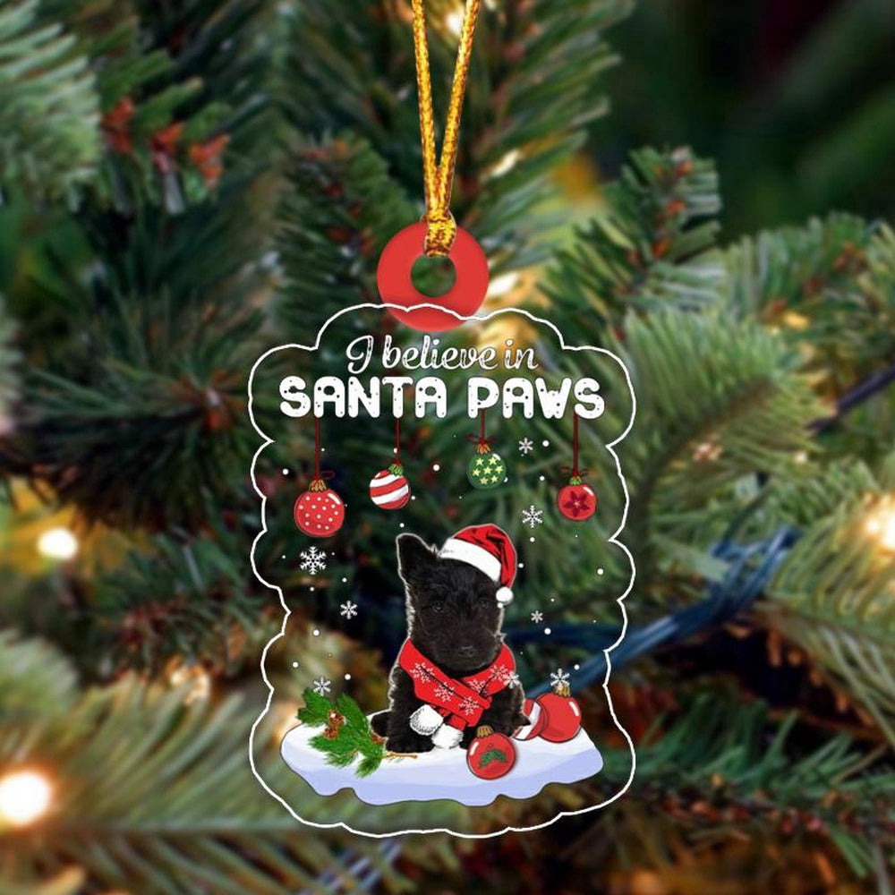 Dog Christmas Ornament, Scottish Terrier Christmas Ornament, Pet Christmas Ornaments