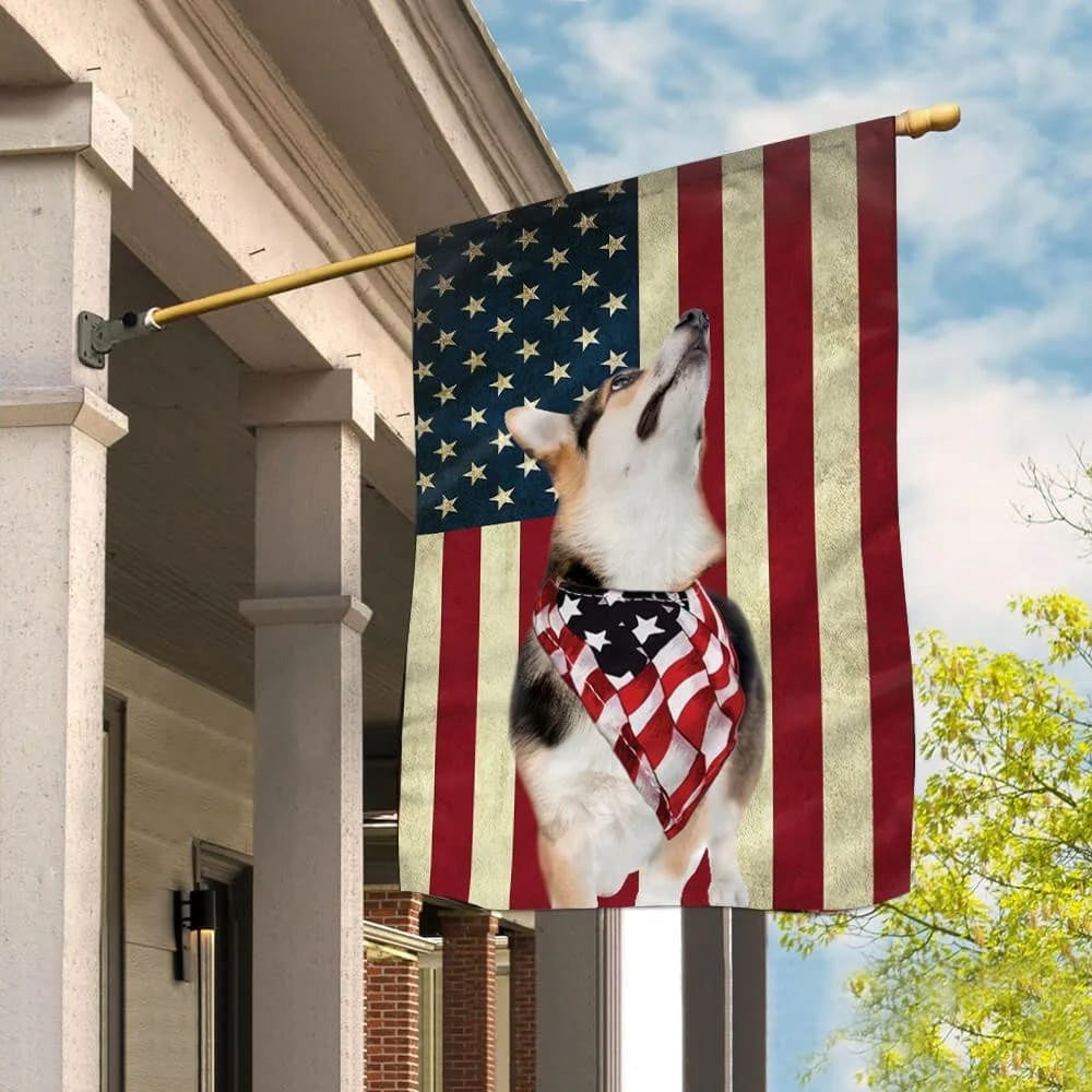 Dog Garden Flags, Corgi House Flag, Dog Flags For House, Dog Owner Gift