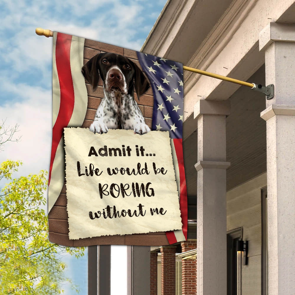 Dog Garden Flags, German Shorthaired Pointer Flag, Dog Flags For House, Dog Owner Gift
