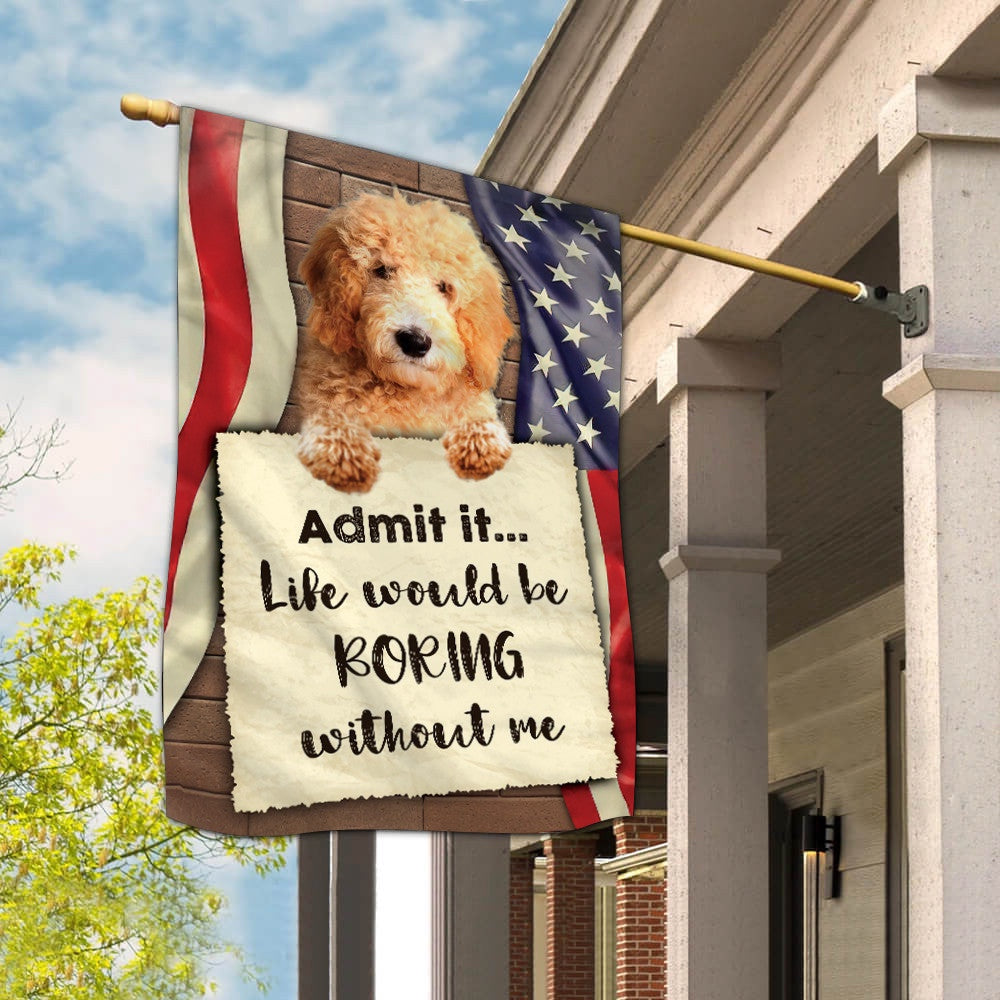 Dog Garden Flags, Goldendoodle Garden Flag, Dog Flags For House, Dog Owner Gift