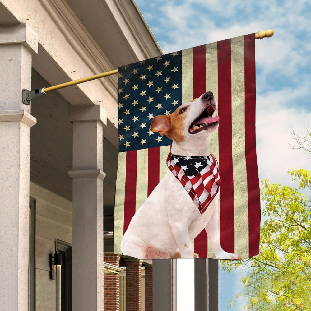 Dog Garden Flags, Jack Russell Terrier House Flag, Dog Flags For House, Dog Owner Gift
