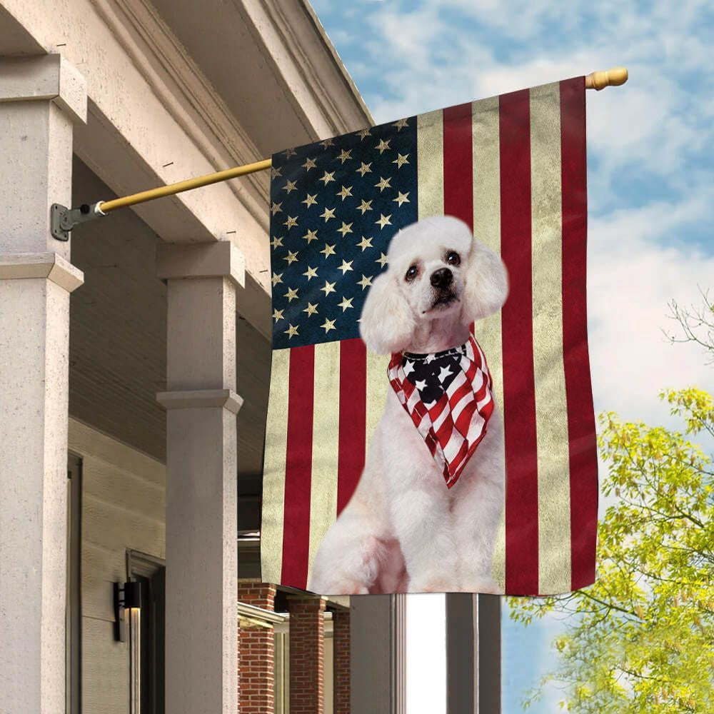 Dog Garden Flags, Poodle House Flag, Dog Flags For House, Dog Owner Gift