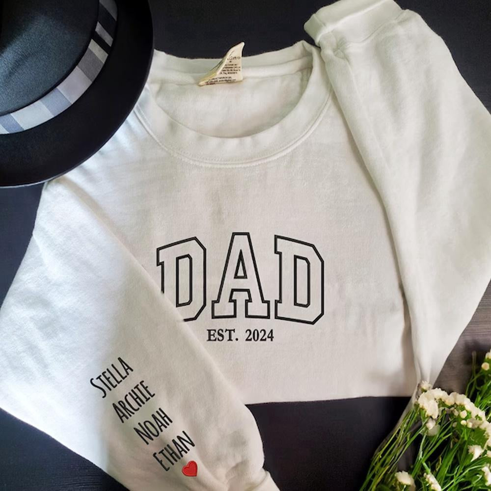 Embroidered Christmas Sweatshirts, Embroidered Mama 1 Sweatshirt