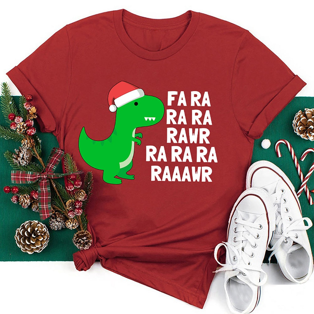 FA RA RA RA RAWR T Shirt, Merry T Shirt, Unisex Christmas Shirts