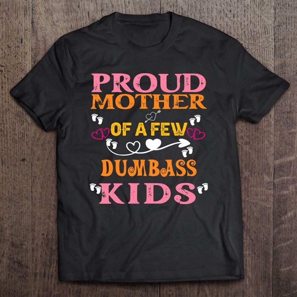 Funny Mother's Day Proud Mother Of A Few Dumbass Kids T Shirt, Mother's Day Shirt, Shirt For Mom, Mom Shirt