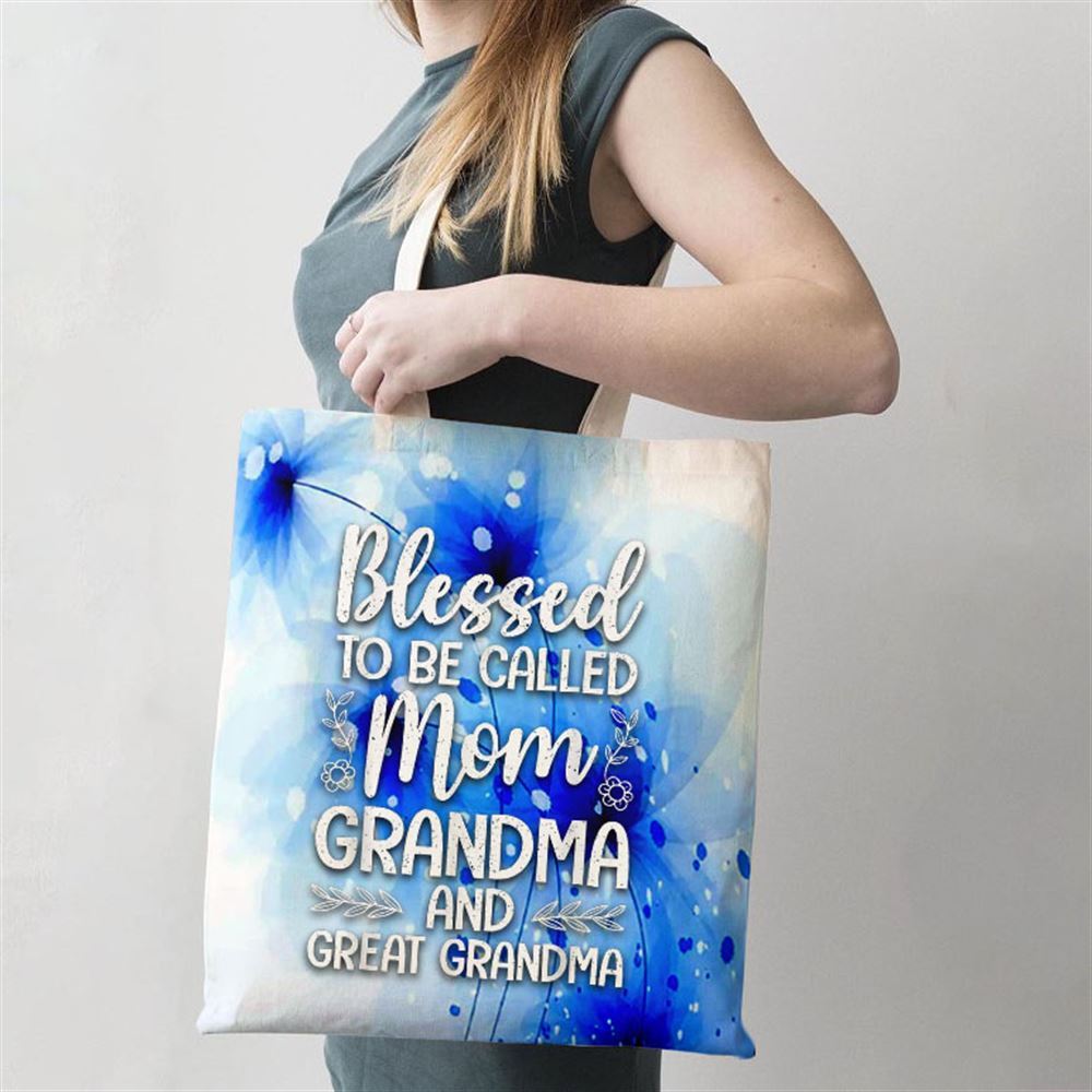 Great Grandma Art For Women Great Grandmother Mothers Day Tote Bag, Women Tote Bag, Canvas Tote Bag, Printed Tote Bag