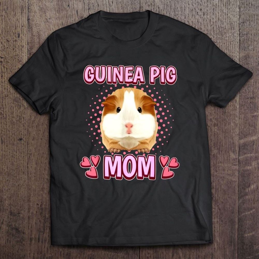 Guinea Pig Mom Hearts Animal Lover Mother's Day Gift Unisex T Shirt, Mother's Day Shirt, Shirt For Mom, Mom Shirt