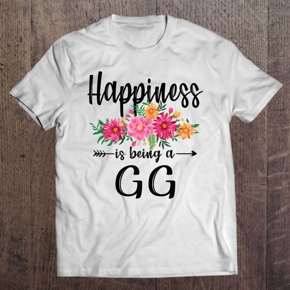 Happiness Is Being A Gg Mother's Day Unisex T Shirt, Mother's Day Shirt, Shirt For Mom, Mom Shirt