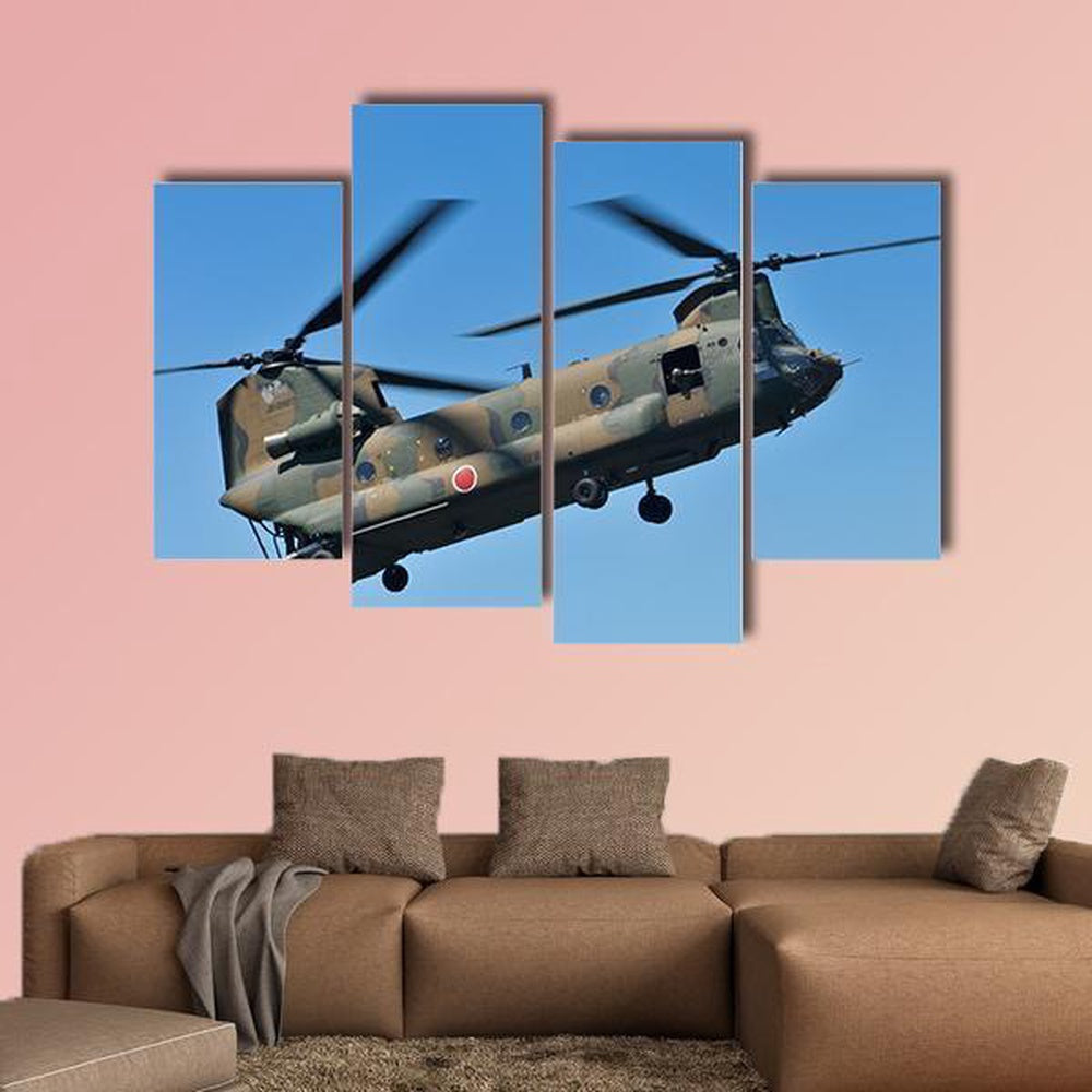 Helicopter Canvas Wall Art Decor