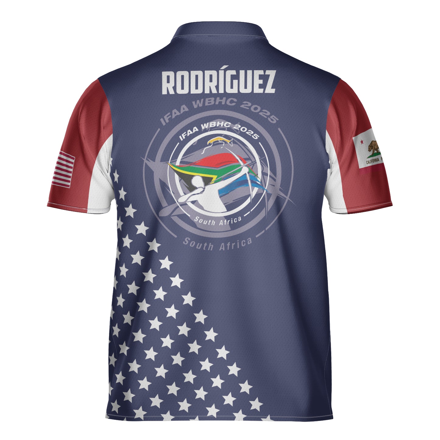 National Field Archery Association South Africa 2025 Zip Polo Shirt