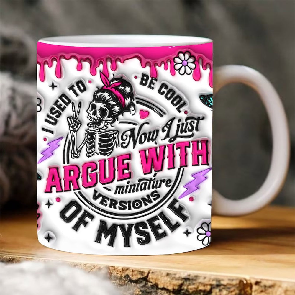 Mother's Day 3D Mug, 3D I Used To Be Cool Mama Inflated Mug, Mom 3D Inflated Mug, Gift For Mom