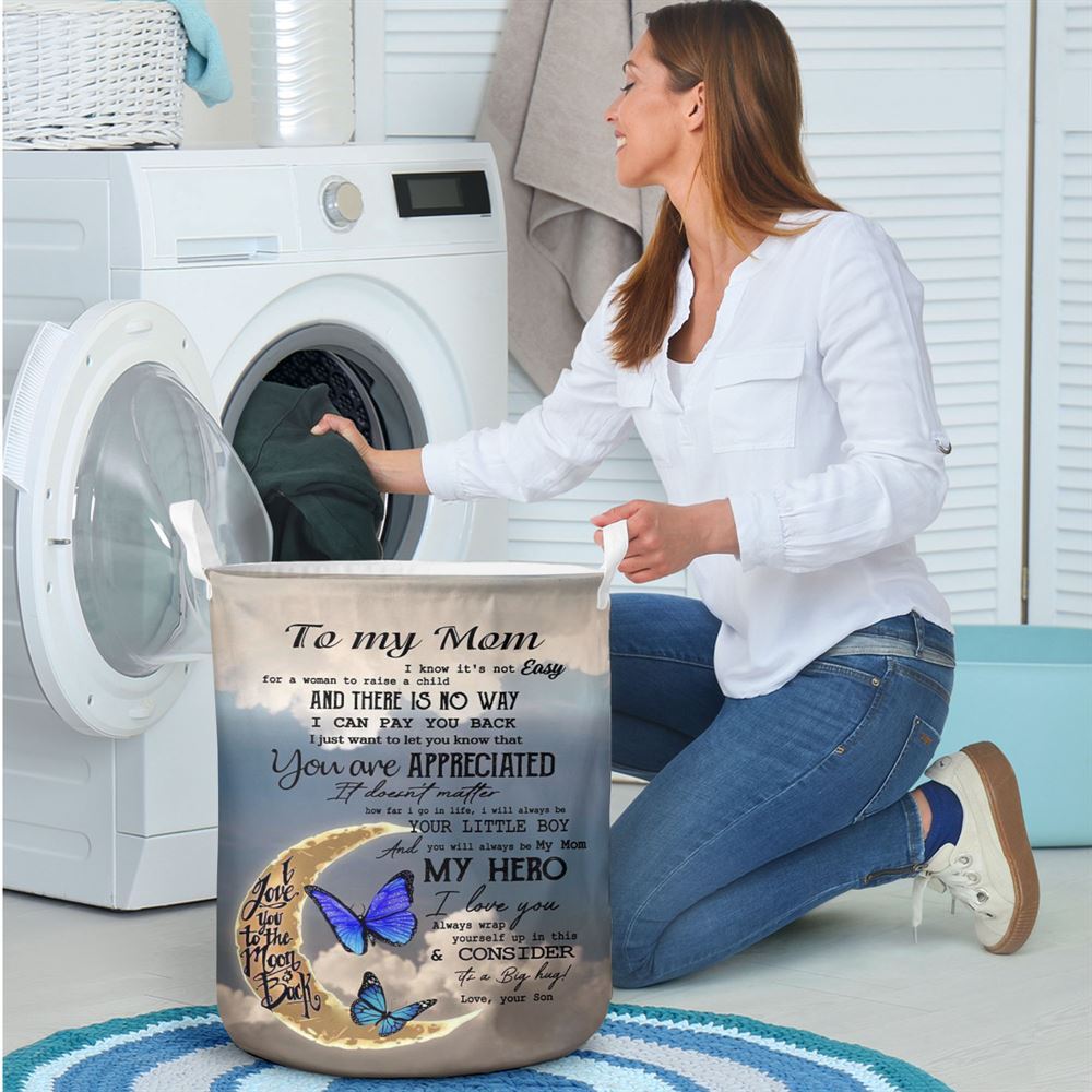 Mother's Day Laundry Basket, You Are Appreciated Laundry Basket, Mother's Day Gift, Storage Basket For Mom