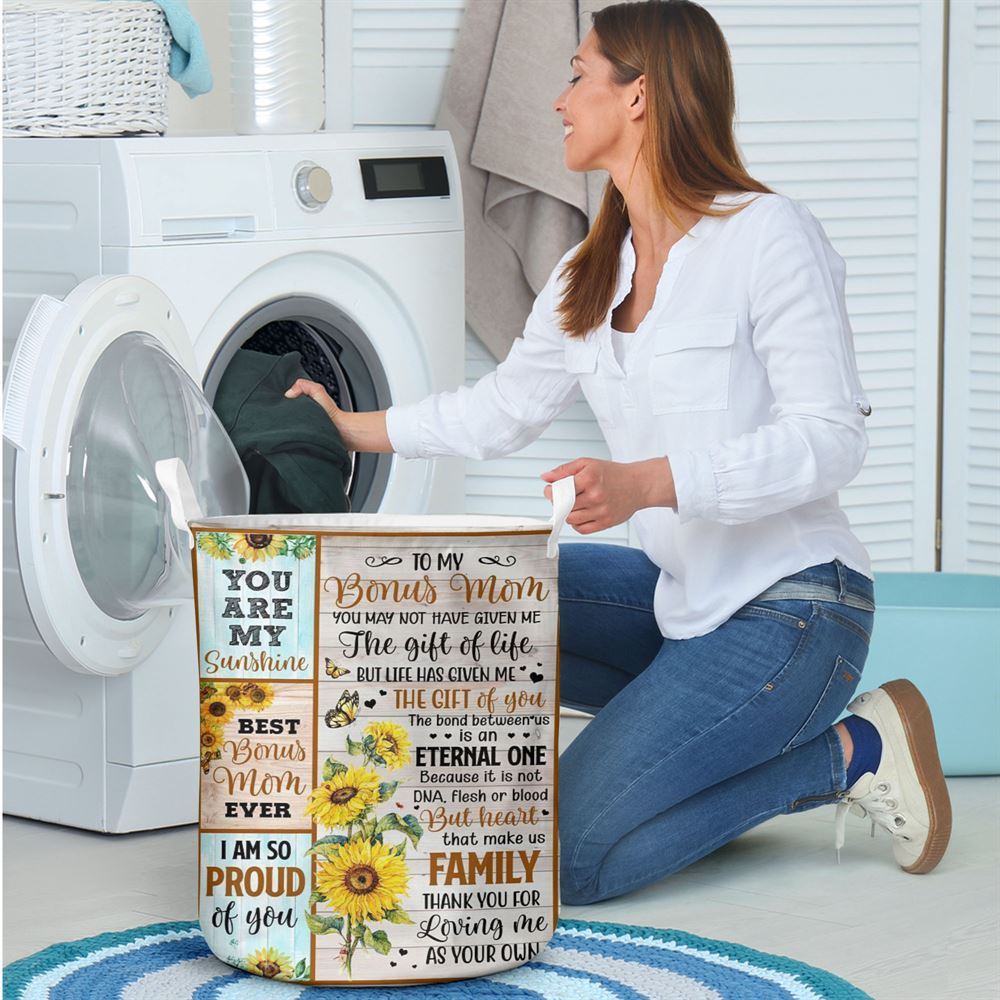 Mother's Day Laundry Basket, You May Not Have Give Me The Gift Of Life Laundry Basket, Mother's Day Gift, Storage Basket For Mom