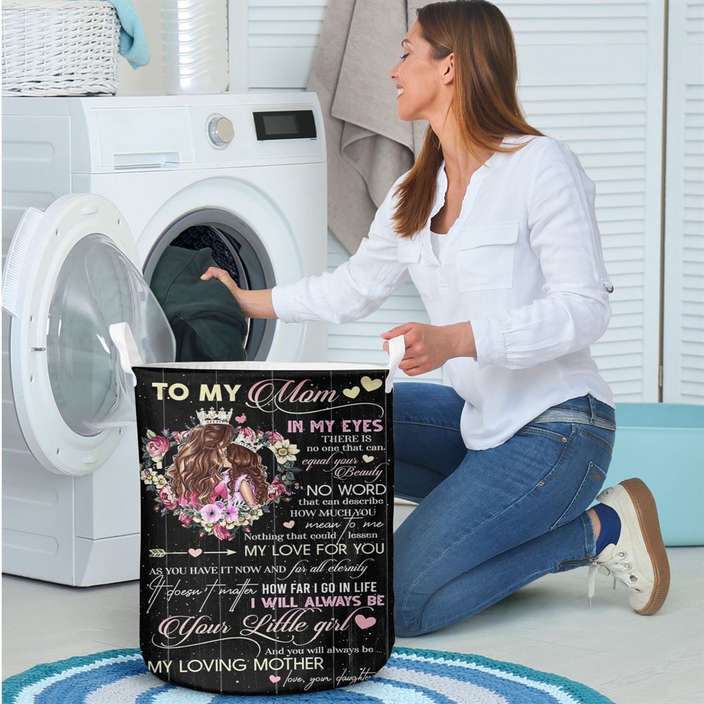Mother's Day Laundry Basket, You Will Always Be My Loving Mother Mother's Day Laundry Basket, Mother's Day Gift, Storage Basket For Mom