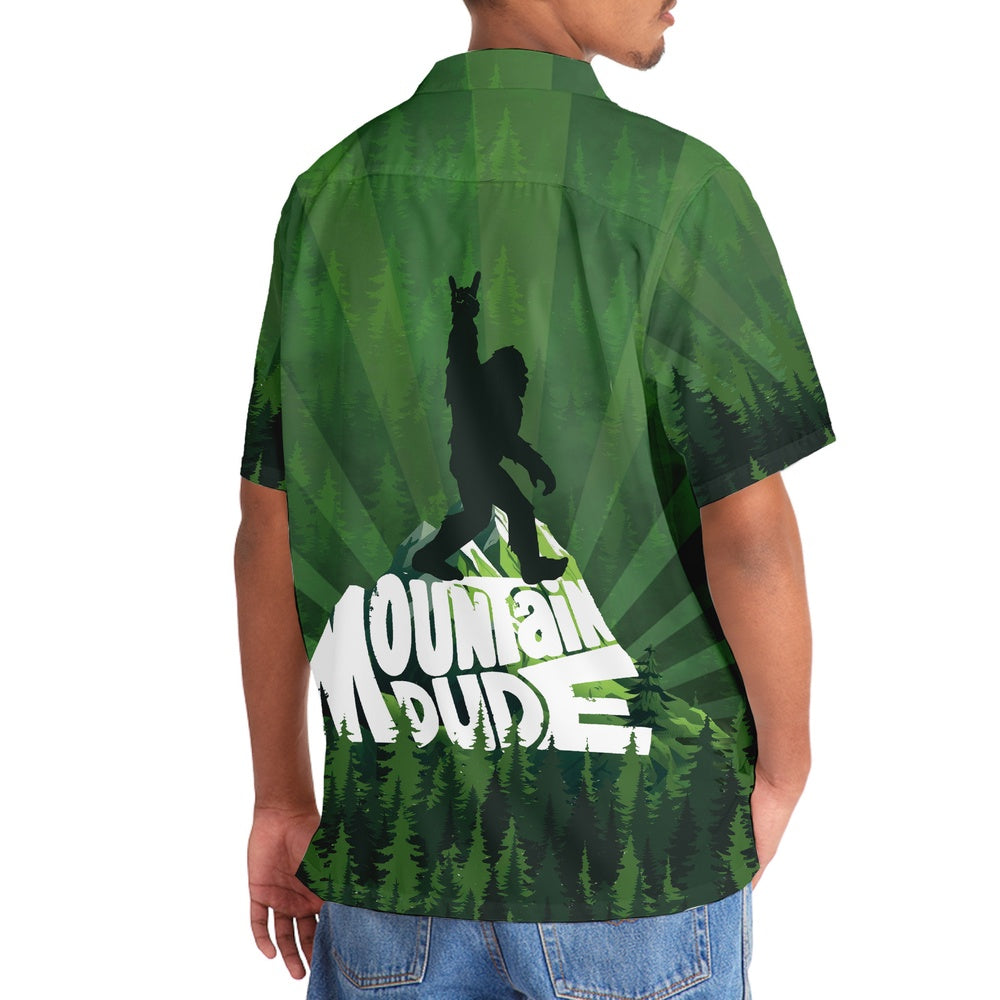 Mountain Bigfoot New Arrival Hawaiian Shirt, Funny Hawaiian Shirt, Cool Hawaiian Shirts, Best Hawaiian Shirts