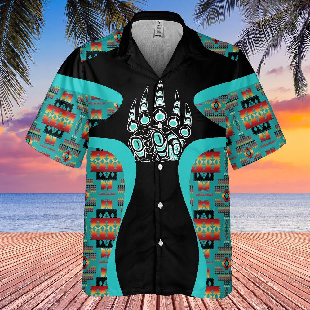 Native American Hawaiian Shirt, Bring A Smile Hawaiian Shirt, Native Pattern Shirt