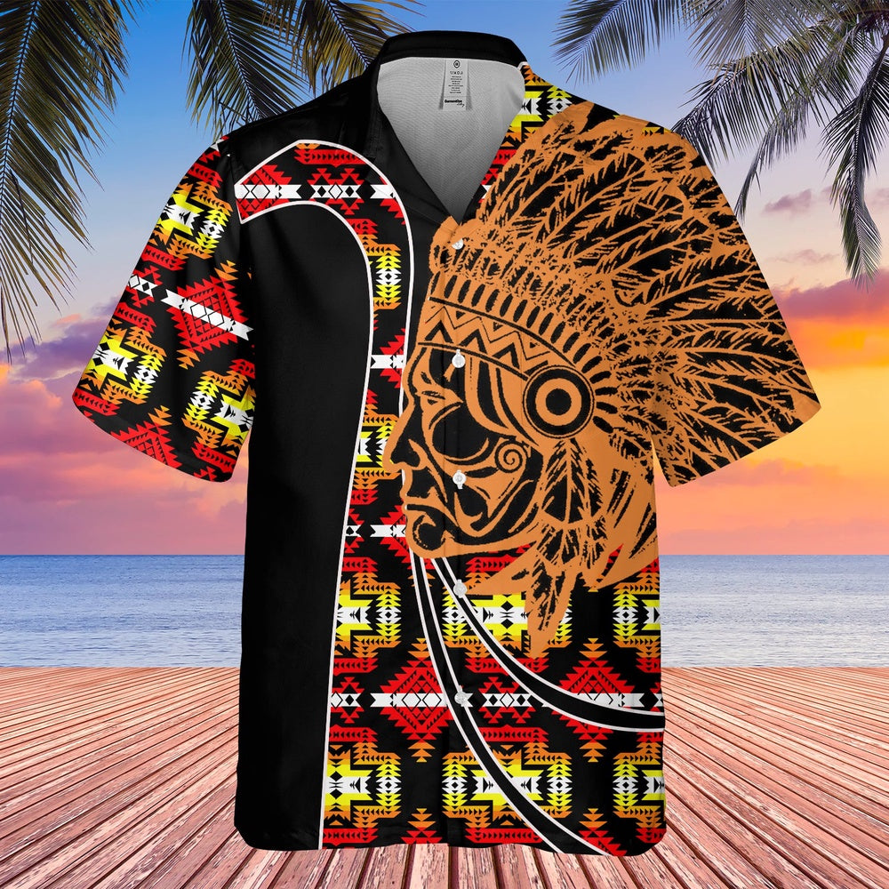 Native American Hawaiian Shirt, Dream Of Mars Hawaiian Shirt, Native American Chief Shirt, Native Pattern Shirt