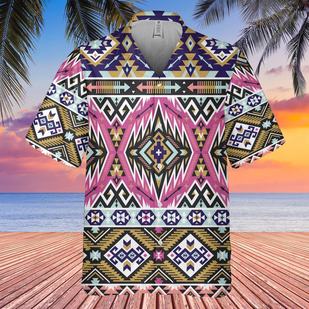 Native American Hawaiian Shirt, Embrace A Free-Spirited And Adventurous Style Hawaiian Shirt, Native Pattern Shirt