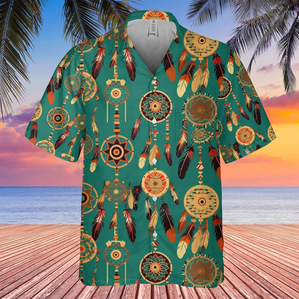 Native American Hawaiian Shirt, Free Energy Hawaiian Shirt, Native Pattern Shirt