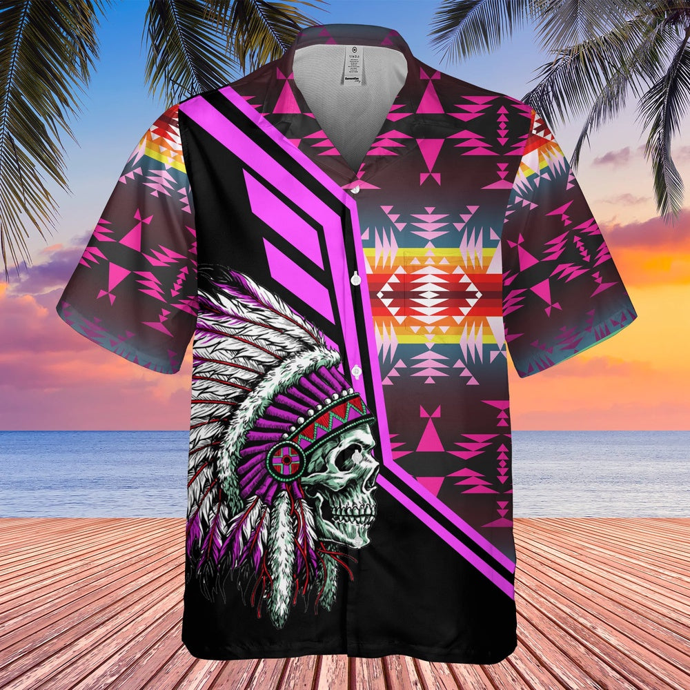 Native American Hawaiian Shirt, Love Arrow Hawaiian Shirt, Native American Chief Shirt, Native Pattern Shirt