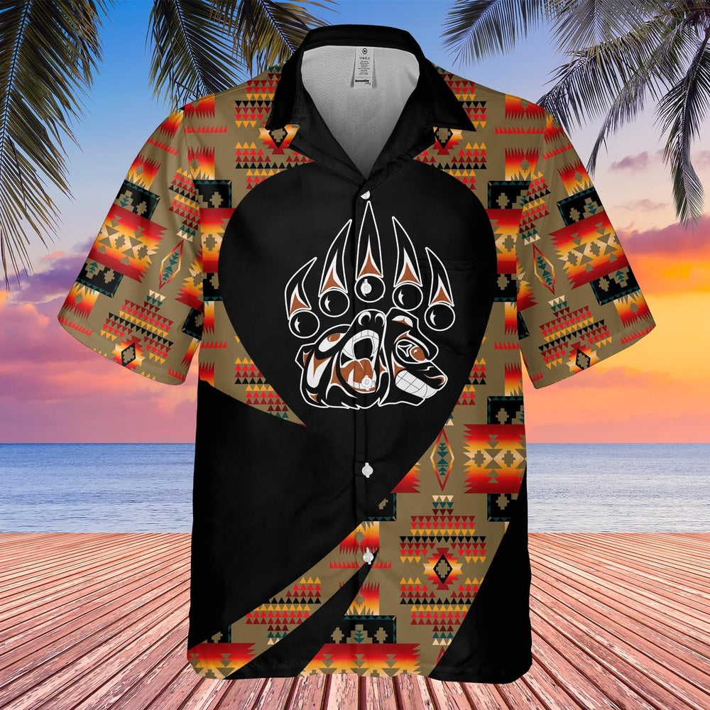 Native American Hawaiian Shirt, Respect The Environment Hawaiian Shirt, Native Pattern Shirt