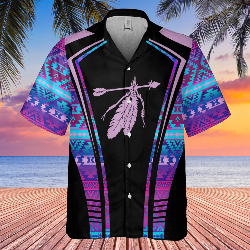 Native American Hawaiian Shirt, Symbol Of Refinement Hawaiian Shirt, Native Pattern Shirt