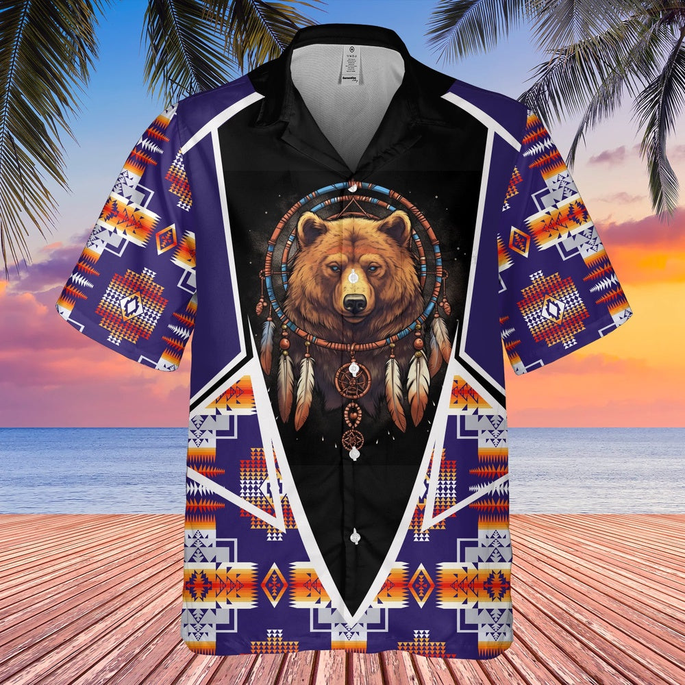 Native American Hawaiian Shirt, The Future Of Bears Protect Together Hawaiian Shirt, Native Pattern Shirt