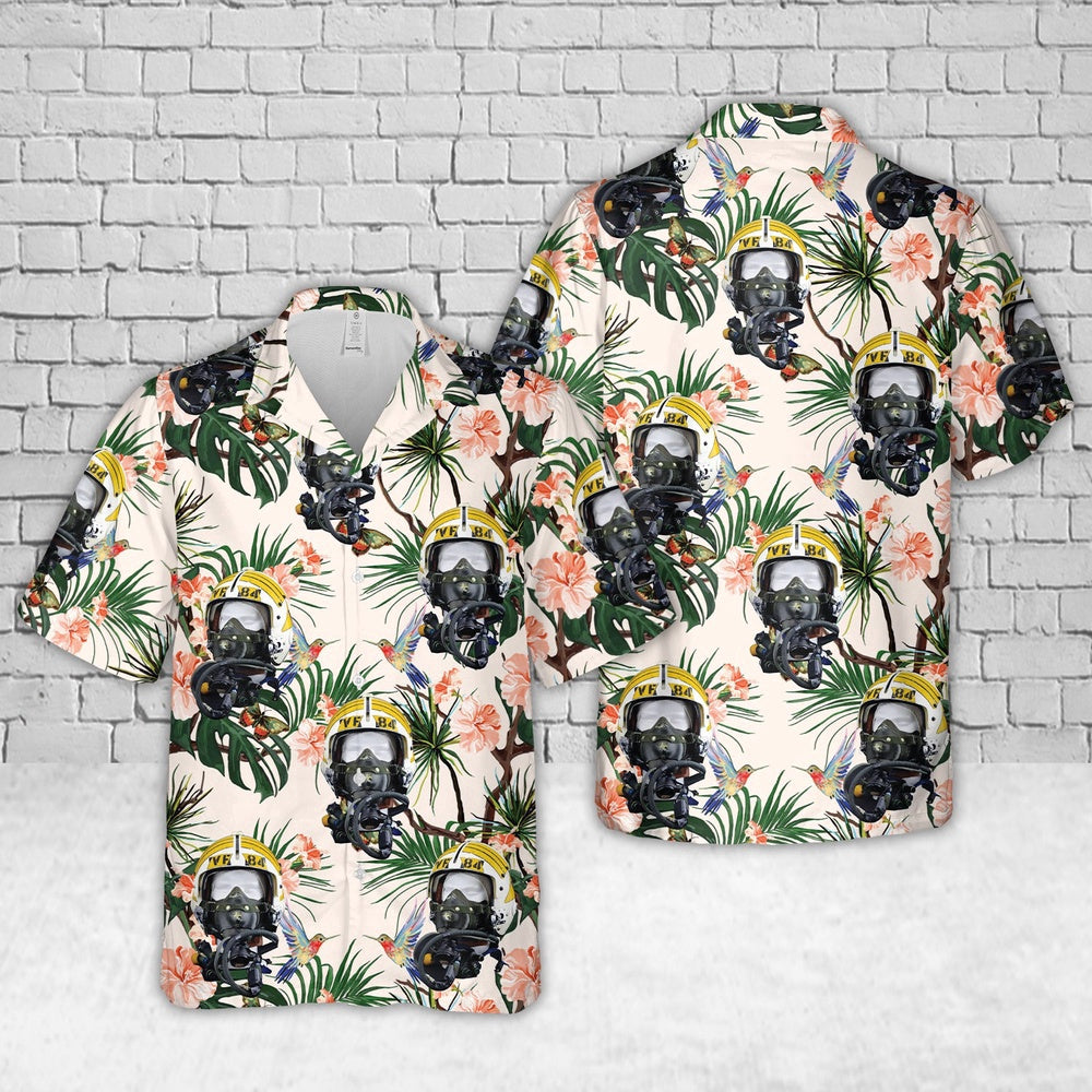 Navy Hawaiian Shirt, Us Navy Aph-6 Helmet Vf-84 Jolly Rogers Vn 1965 Hawaiian Shirt, Navy Shirts Mens