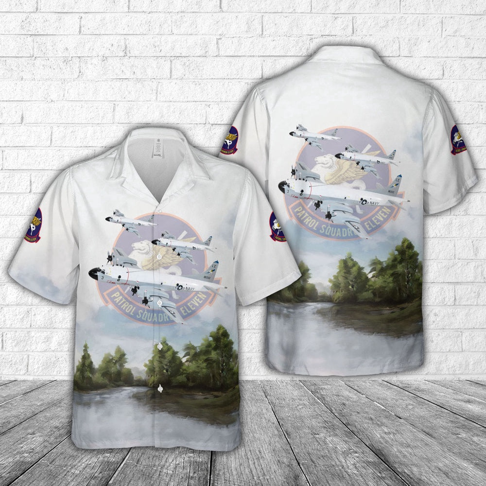Navy Hawaiian Shirt, Us Navy Patrol Squadron 11 (Vp-11) Proud Pegasus P-3C Hawaiian Shirt, Navy Shirts Mens