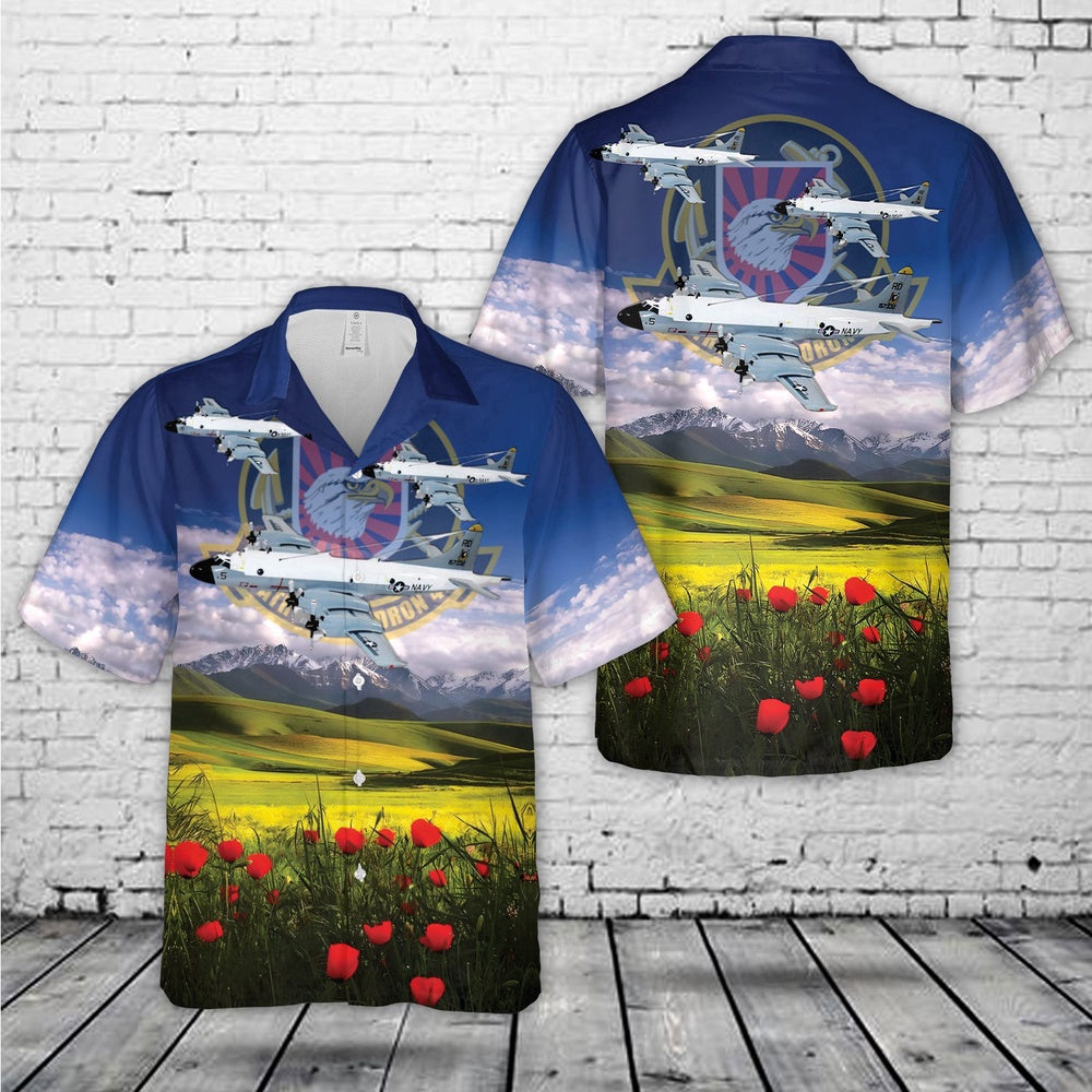Navy Hawaiian Shirt, Us Navy Patrol Squadron 47 (Patron 47) Vp-47 Golden Swordsme P-3 Orion Hawaiian Shirt, Navy Shirts Mens