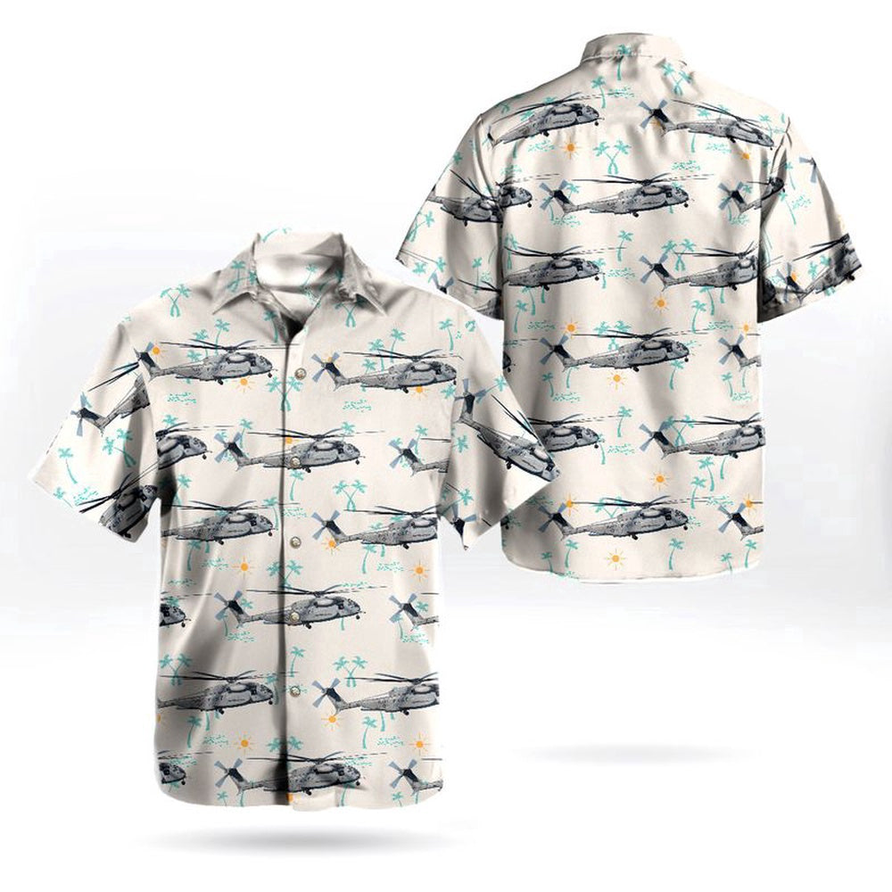 Navy Hawaiian Shirt, Us Navy Sikorsky Mh-53E Sea Dragon Hawaiian Shirt, Navy Shirts Mens