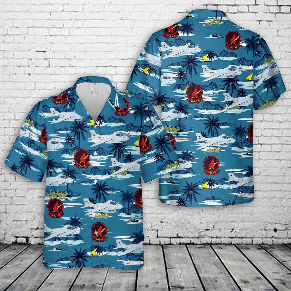 Navy Hawaiian Shirt, Us Navy Vaq-33 Firebirds 1992 A-6A Intruder Hawaiian Shirt, Navy Shirts Mens