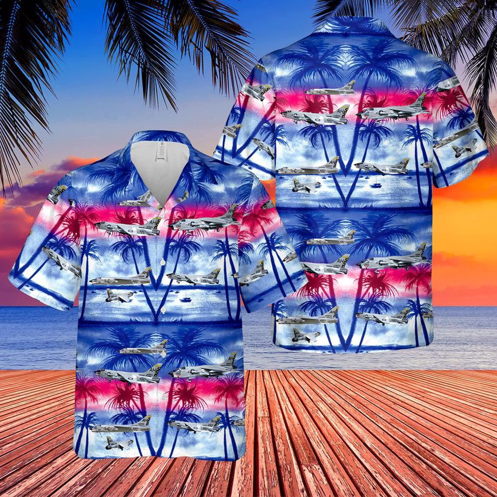 Navy Hawaiian Shirt, Us Navy Vf-162 The Hunters Hawaiian Shirt, Navy Shirts Mens