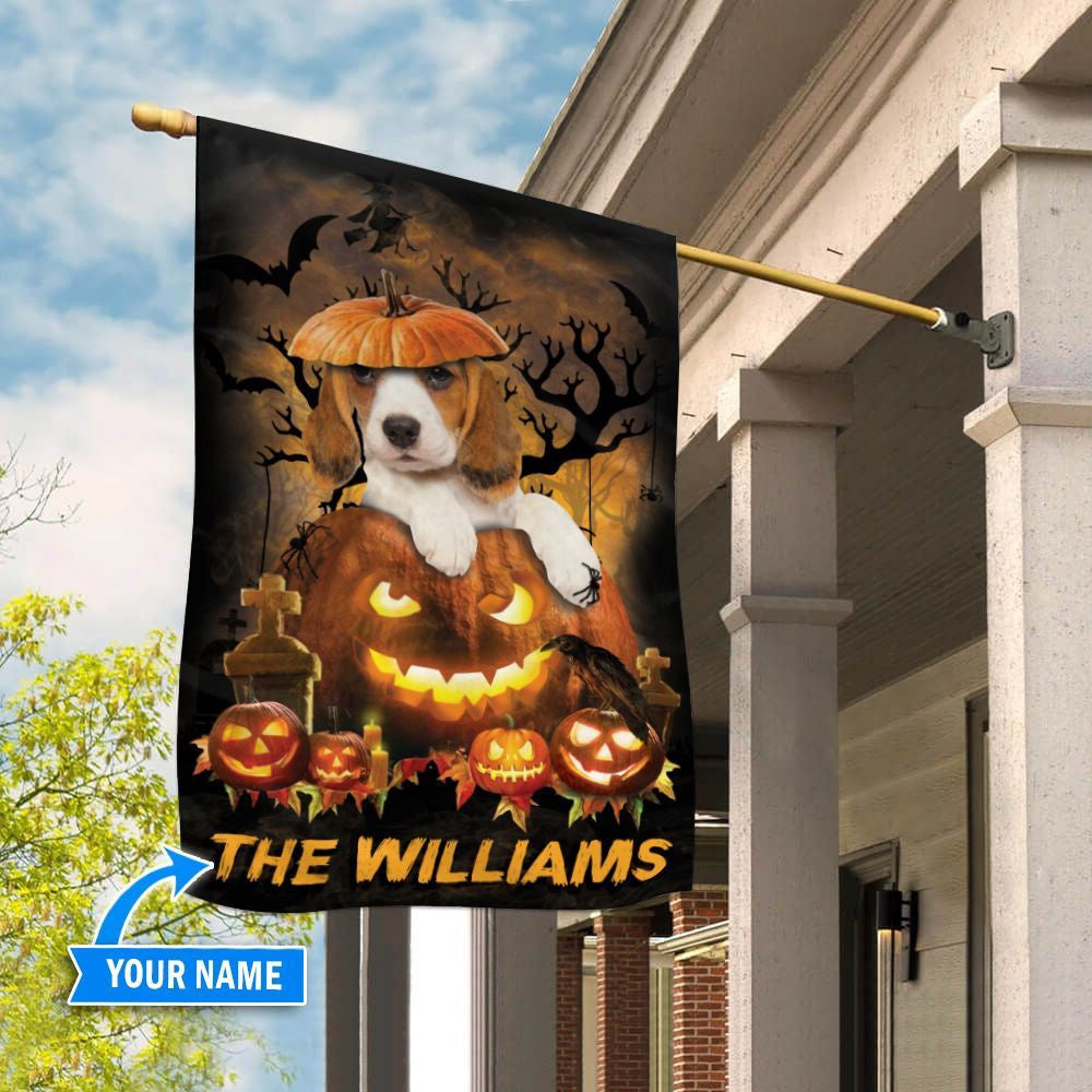 Personalized Dog Flags, Beagle Flag, Dog American Flag, Garden Flags Dogs, Dog House Flags