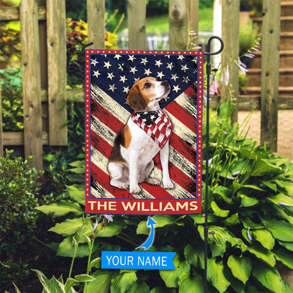 Personalized Dog Flags, Beagle Flag, Dog Flag For House, Garden Flags Dogs, Dog House Flags