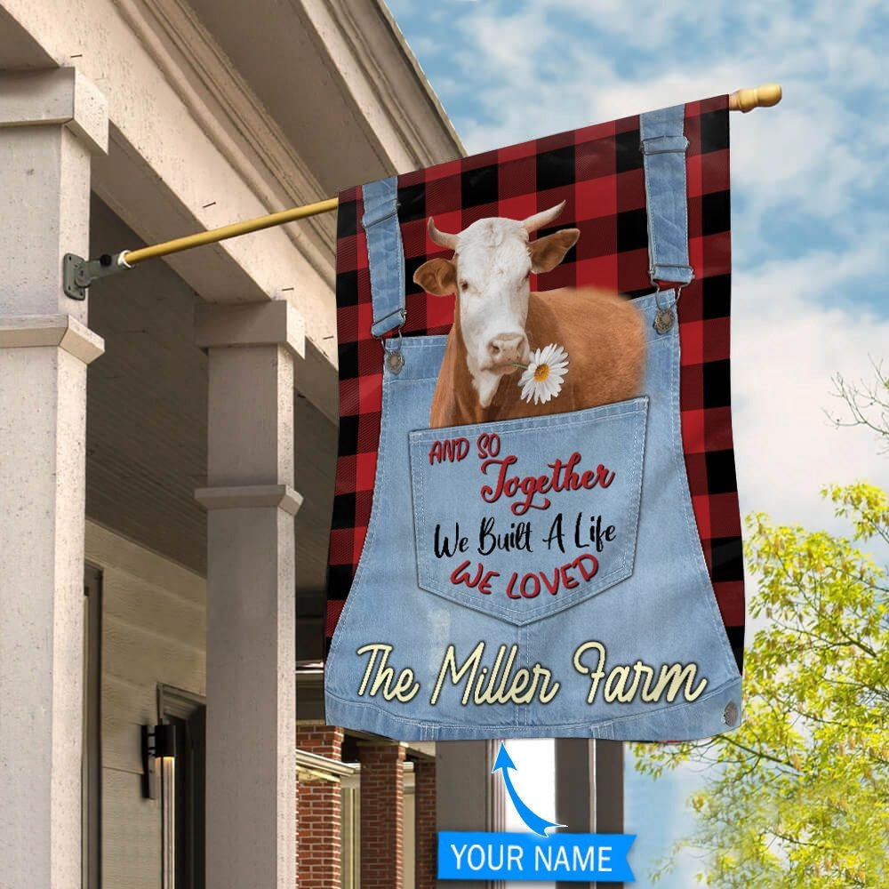 Personalized Dog Flags, Beef Cattle Flag, Garden Flags Dogs, Dog House Flags