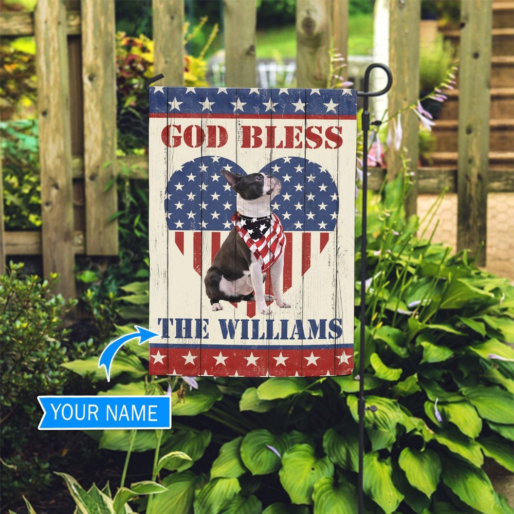 Personalized Dog Flags, Boston Terrier Custom Garden Flag, Dog Flag For House, Garden Flags Dogs, Dog House Flags