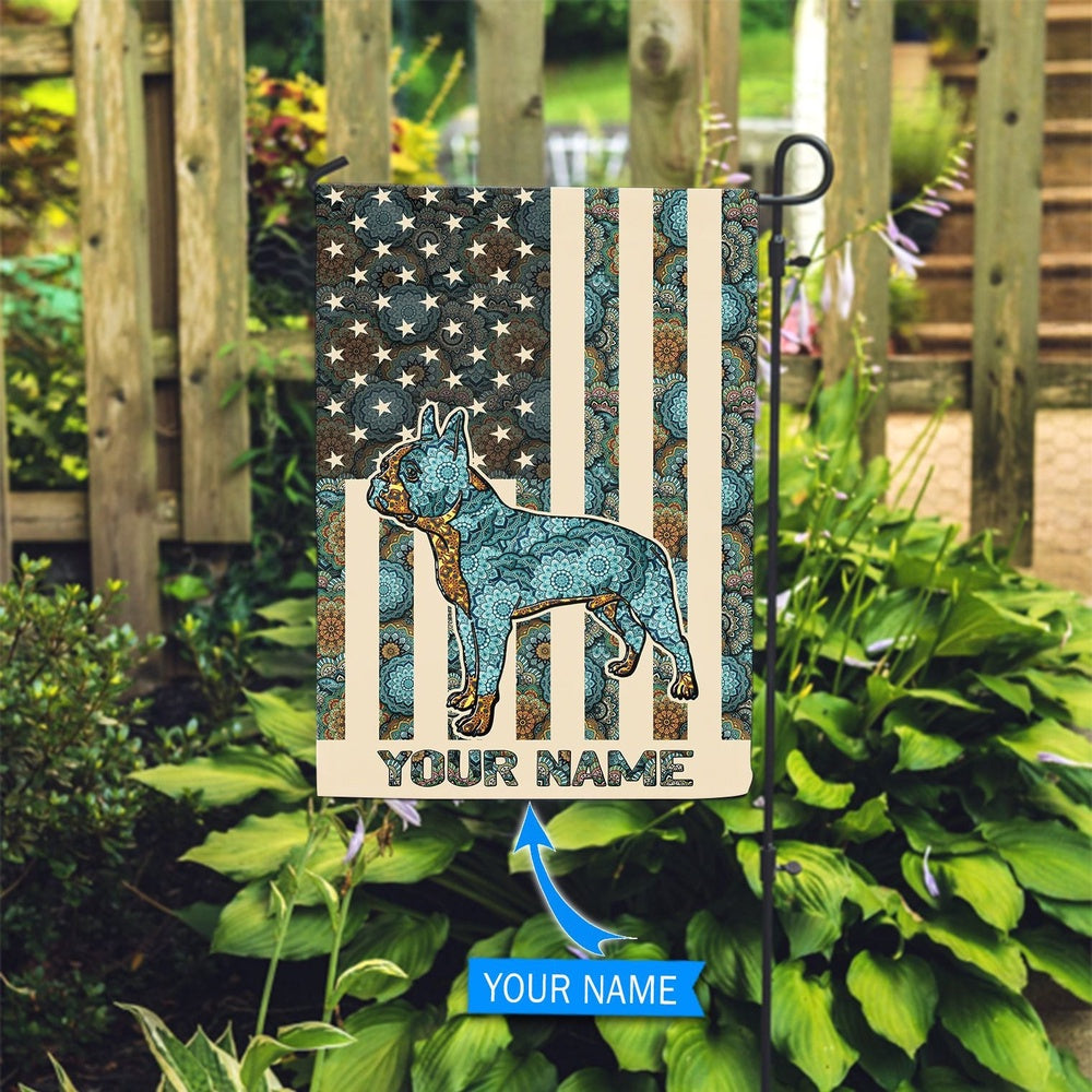 Personalized Dog Flags, Boston Terrier Flag, Custom Dog Garden Flags, Outdoor Decoration, Garden Flags Dogs, Dog House Flags