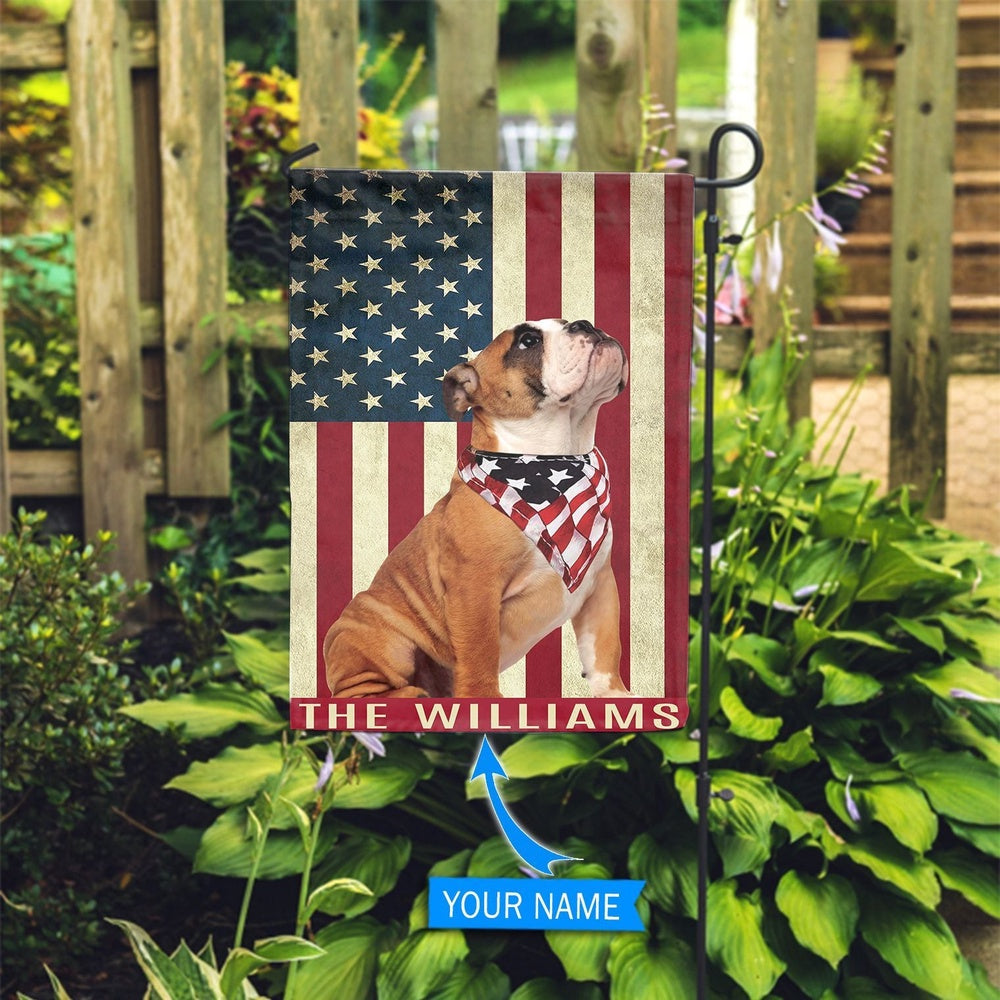 Personalized Dog Flags, Bulldog Garden Flag, Custom Dog Garden Flags, Garden Flags Dogs, Dog House Flags