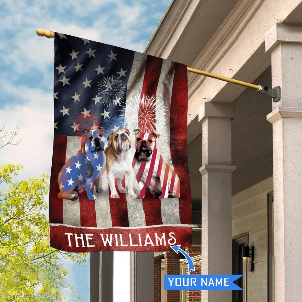Personalized Dog Flags, Bulldog House Flag, Custom Dog Garden Flags, Dog Gifts For Owners, Garden Flags Dogs, Dog House Flags