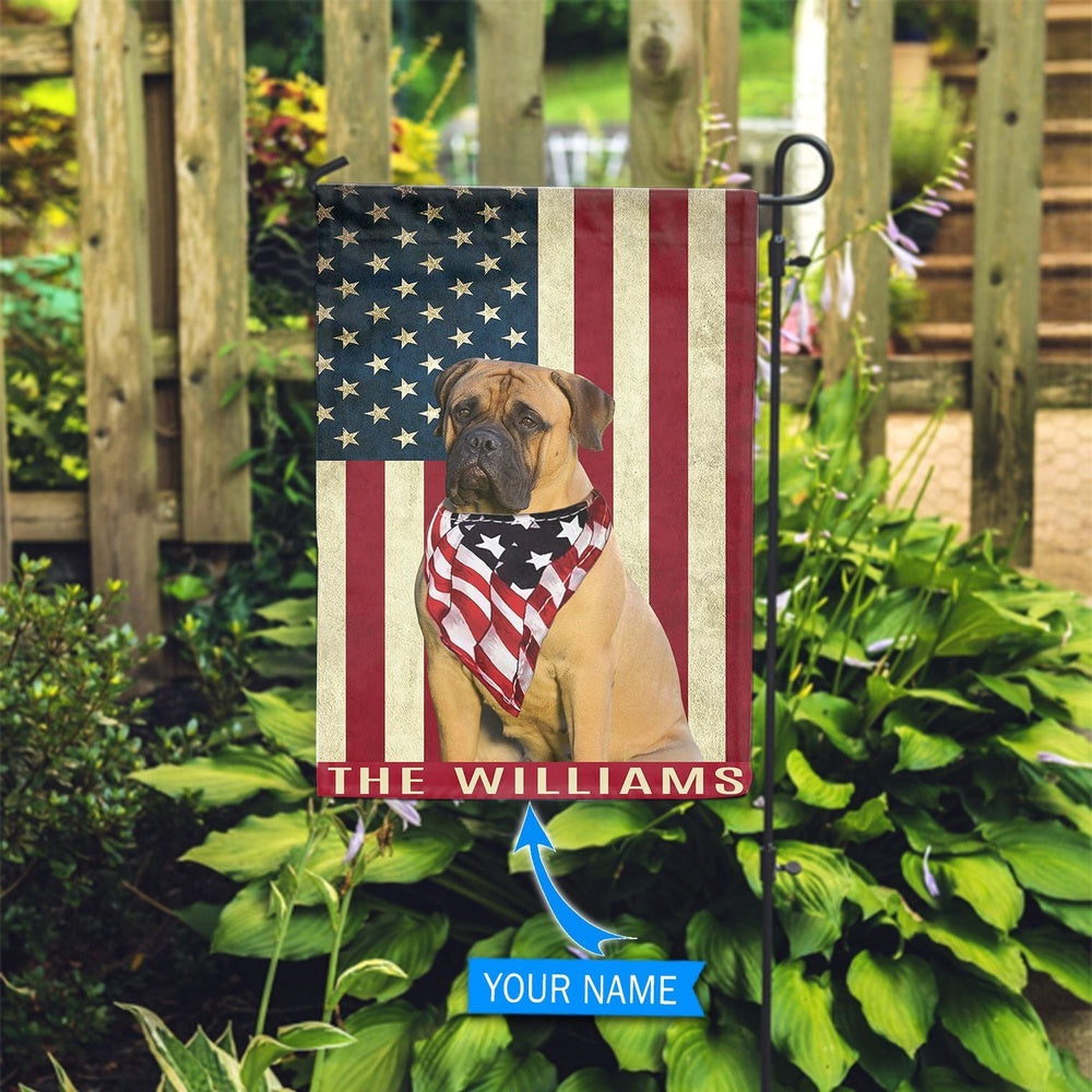 Personalized Dog Flags, Bullmastiff Garden Flag, Custom Dog Garden Flags, Garden Flags Dogs, Dog House Flags
