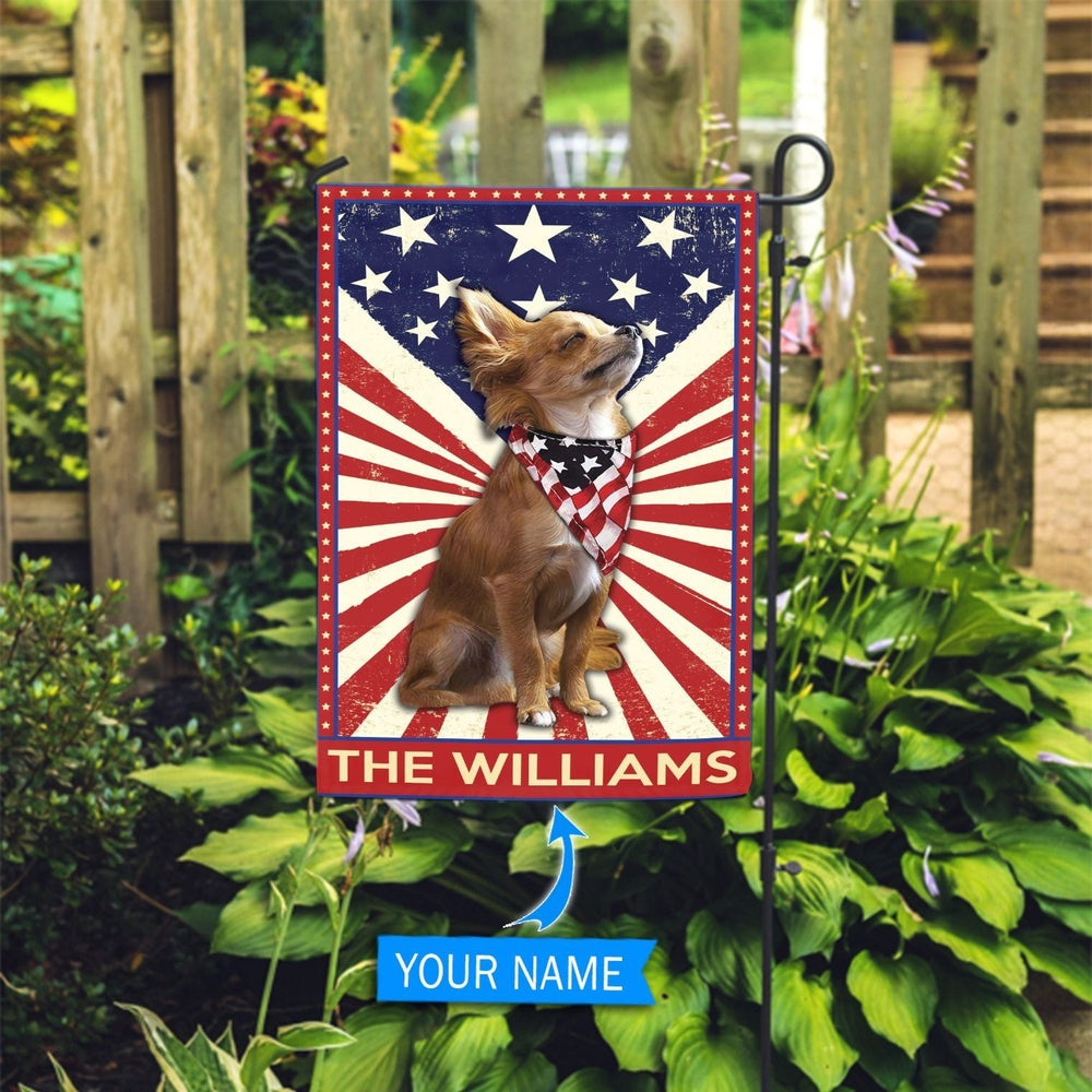 Personalized Dog Flags, Chihuahua Garden Flag-House Flag, Custom Dog Garden Flags, Dog Flags Outdoor, Garden Flags Dogs, Dog House Flags