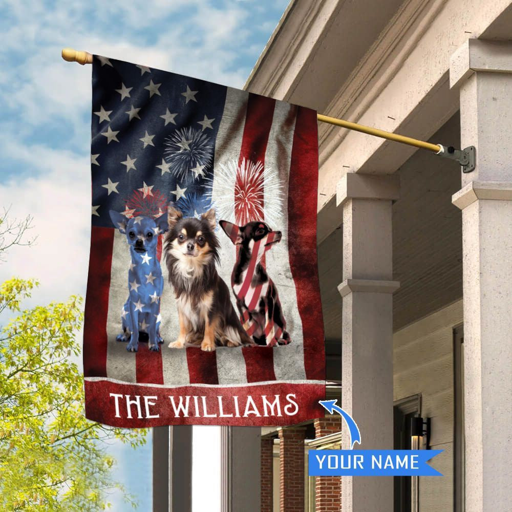 Personalized Dog Flags, Chihuahua House Flag, Custom Dog Garden Flags, Garden Flags Dogs, Dog House Flags