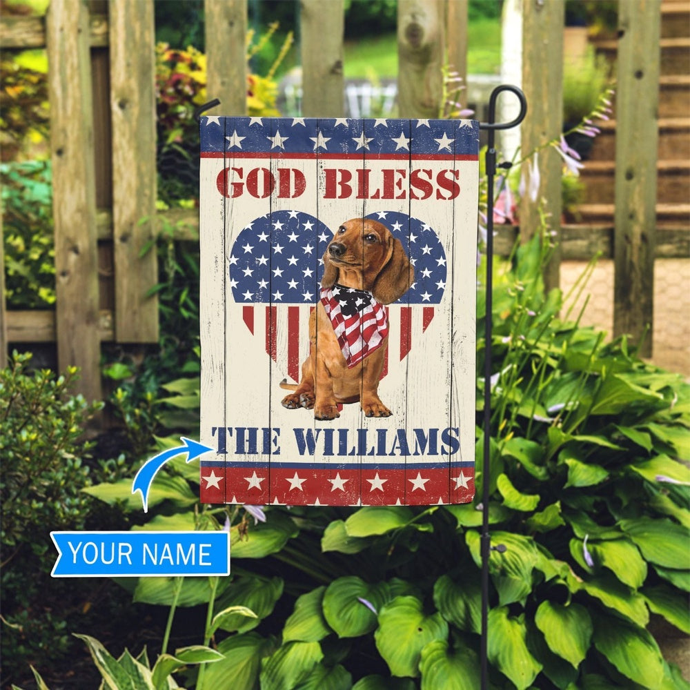 Personalized Dog Flags, Dachshund Custom House Garden Flag, Custom Dog Garden Flags, Dog Flags Outdoor, Garden Flags Dogs, Dog House Flags