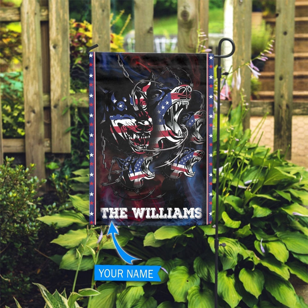 Personalized Dog Flags, Doberman Usa Flag, Dog Flags Outdoor, Garden Flags Dogs, Dog House Flags