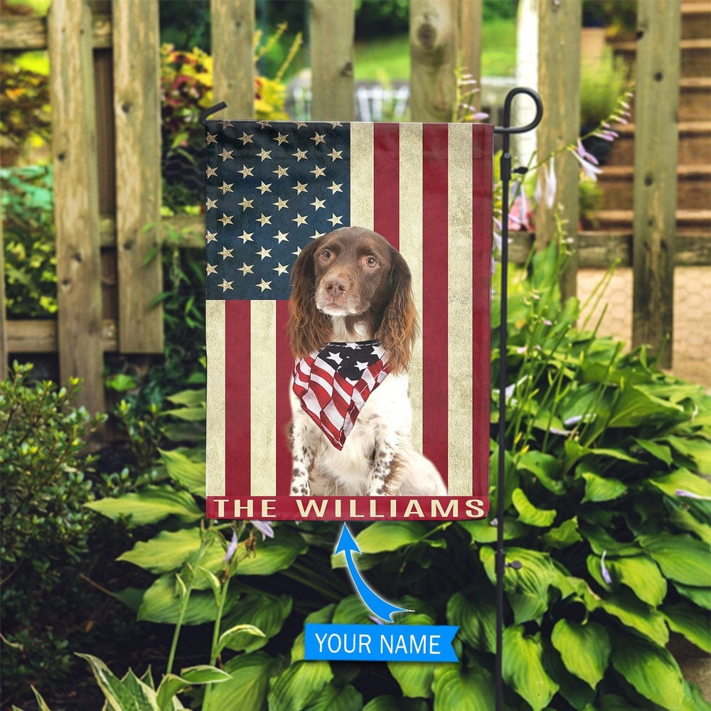 Personalized Dog Flags, English Springer Spaniel Garden Flag, Dog Flags Outdoor, Garden Flags Dogs, Dog House Flags